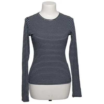 Long sleeve T-shirt (Blue, White) from Hollister Elastane, Polyester, Viscose