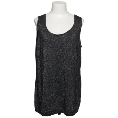 Tank Top (Gray, Black) from Sheego Trend Acrylic, Metallic fiber