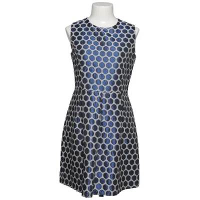 Robe (Bleu, Blanc) de Anonyme Coton, Polyester