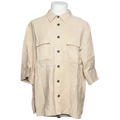 Kortärmad skjorta (Beige) från Yaya Women Polyester, Viskos
