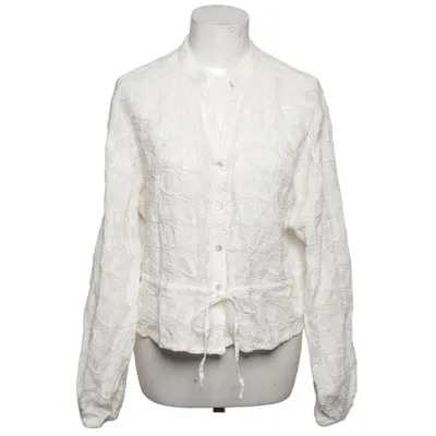Bluse (Cottw/03 Square Broid Blouse) fra Cotton Club Bomuld