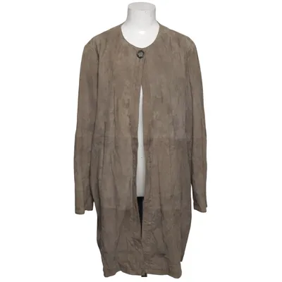 Ledermantel (Beige, Mehrfarbig) von Peter Hahn Leder, Polyester