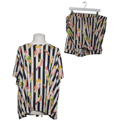 Pyjama (Blau, Weiß, Mehrfarbig) von Chelsea Peers Elasthan, Recyceltes Polyester