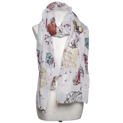 Shawl (White, Multicolored) from Disneyland Paris Polyester, Viscose