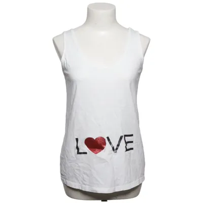 Tank­top (Weiß) von Menonove Baumwolle, Elasthan