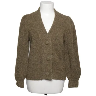Cardigan (Marron) de Gestuz Laine d'alpaga, Élasthane, Polyester recyclé