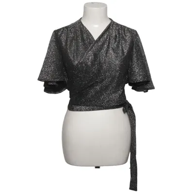 Omlottopp (Svart, Silverfärgad) från Fleur Metallfiber, Polyester