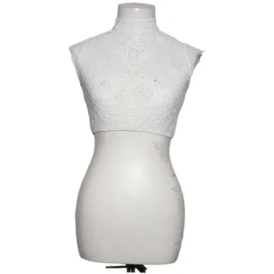 Crop Top (Weiß) von Alpen Herz Polyester
