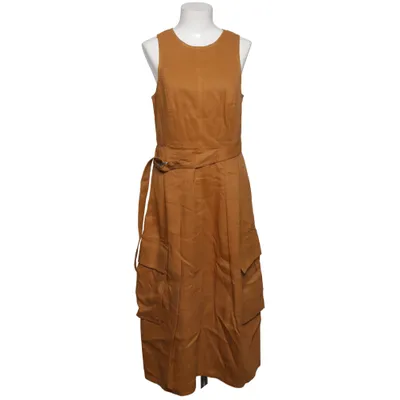Dress (Brown) from Tibi Elastane, Linen, Viscose