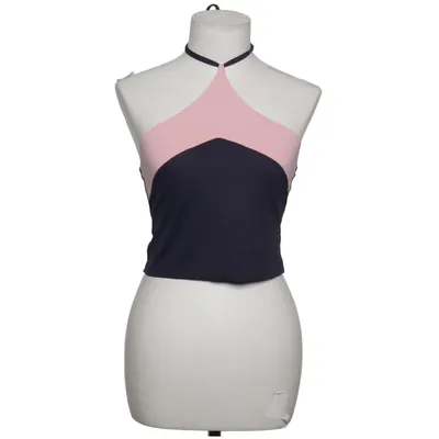 Haltertop (Blauw, Roze) van Valery Polyamide