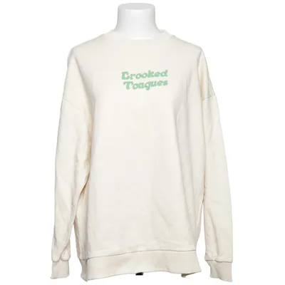 Collegetröja (Beige) från Crooked Tongues Bomull