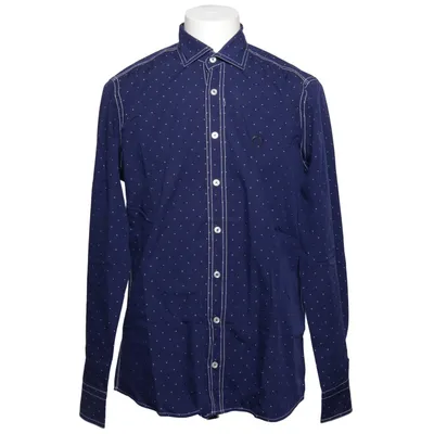 Shirt (Blue, White) from Claudio Campione Cotton