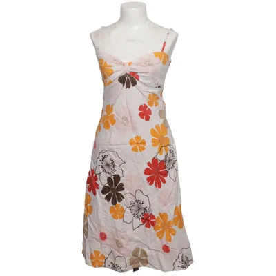 Kjole (Hvid, Flerfarvet) fra Vero Moda Bomuld, Linned, Polyester, Viscose