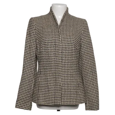 Blazer (Zwart, Beige) van Alba Moda Polyester, Viscose, Wol