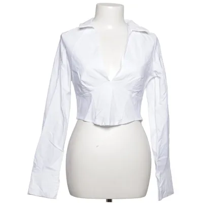 Crop top (Blanc) de Divided by H&M Polyamide, Viscose, Élasthane