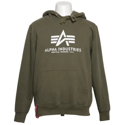 Huvtröja (Grön) från Alpha Industries Bomull, Polyester