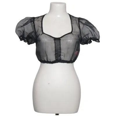 Dirndlbluse (Sort) fra Turi Landhaus