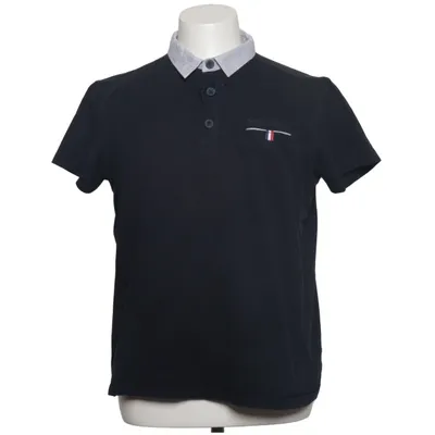 Polo shirt (Blue, Gray) from Voile Bleue Cotton, Elastane