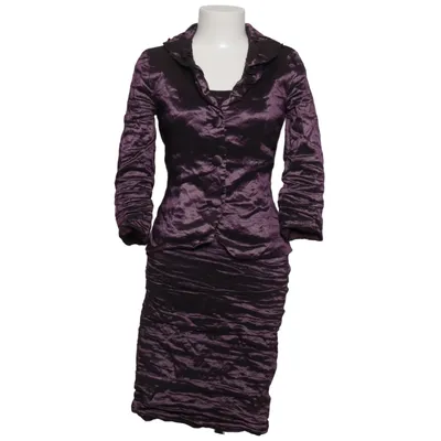 Tailleur jupe (Violet) de MarieNoir Élasthane, Fibre métallique, Polyamide, Polyester