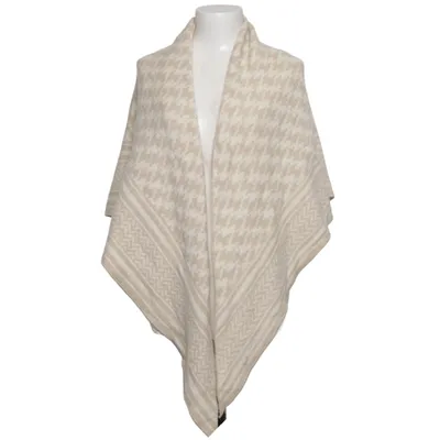 Sjal (Beige, Hvid) fra Zwillingsherz Kashmir, Polyamid, Viscose, Uld