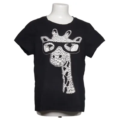 T-shirt (Zwart, Wit) van Rainbow Katoen