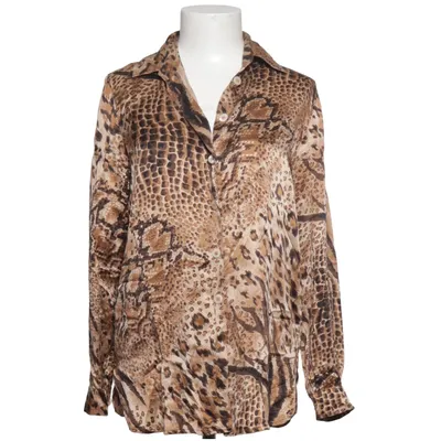 Blouse (Brown, Multicolored) from Alba Moda Silk