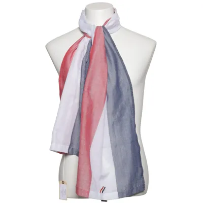 Echarpe à costume (Rouge, Blanc, Bleu) de Thom Browne Coton