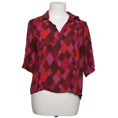 Blouse (Red, Purple, Brown) from Rena Rowan Silk