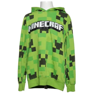 Huvtröja (Grön, Svart) från Minecraft Bomull, Polyester