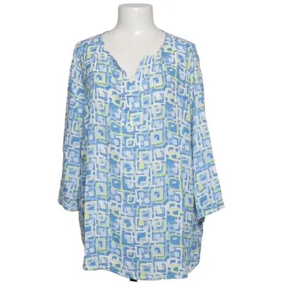 Bluse (Blå, Hvid, Gul) fra Laura Torelli Viscose