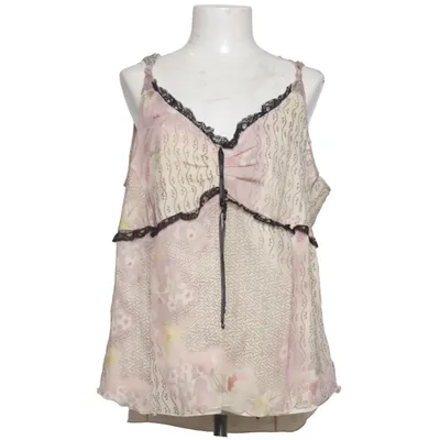 Top (Pink, Flerfarvet) fra Marina Rinaldi Silke