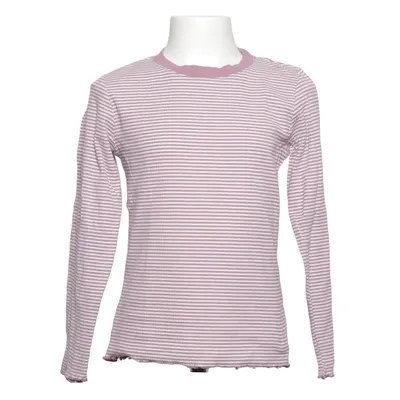 Långärmad t-shirt (Rosa, Vit) från Topolino Bomull, Elastan