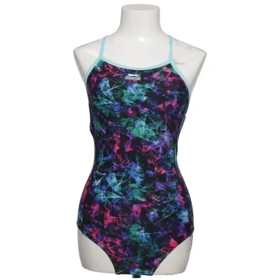 Badedragt (Sort, Flerfarvet) fra Slazenger Elastan, Polyamid, Polyester