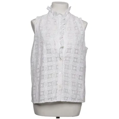 Haut (Blanc) de Sézane Coton, Polyester, Viscose