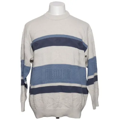 Sweater (Blue, Beige) from Westbury Acrylic, Cotton, Linen