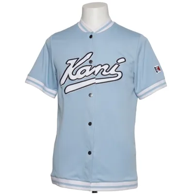 Baseball T-shirt (Blue, White) from Karl Kani Polyester