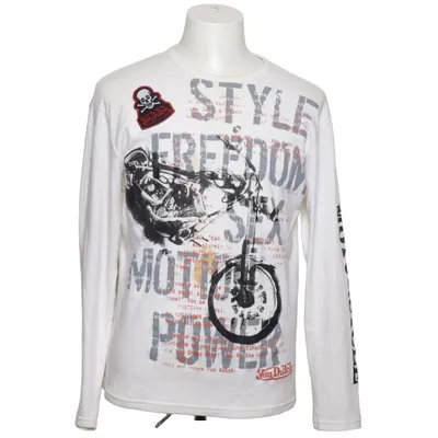 Långärmad t-shirt (Vit, Flerfärgad) från Von Dutch Bomull