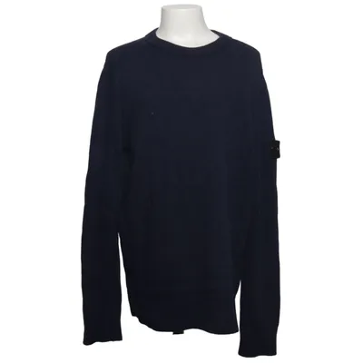 Strickpullover (Blau) von Stone Island Junior Kaschmir, Polyamid, Viskose, Wolle