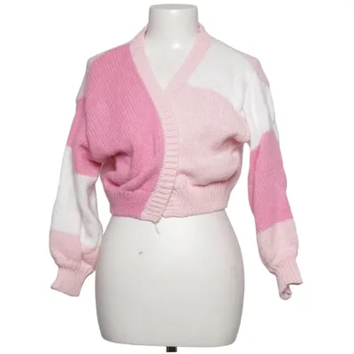 Cardigan (Pink, White, Multicolored) from Shein