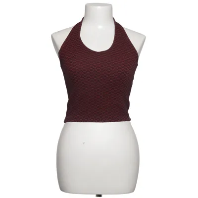 Halter neck top (Red, Black) from Pull & Bear