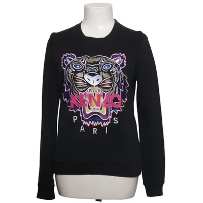 Sweatshirt (Black, Multicolored) from Kenzo Cotton, Elastane, Polyester