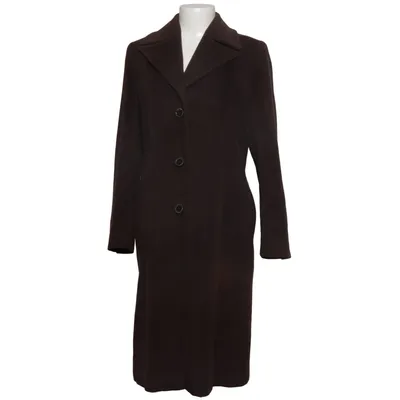 Frakke (Brun) fra MaxMara Angora, Uld