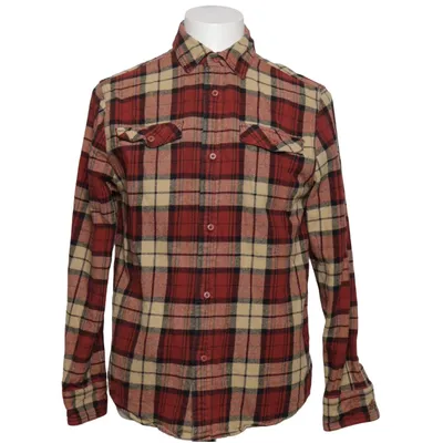 Flanellskjorta (Röd, Beige, Svart) från The Hundreds Bomull