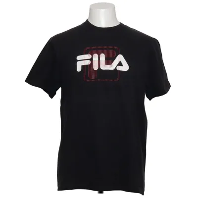 T-shirt (Black) from Fila Cotton