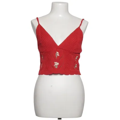 Crop top (Röd) från Kimchi Blue Bomull, Polyester