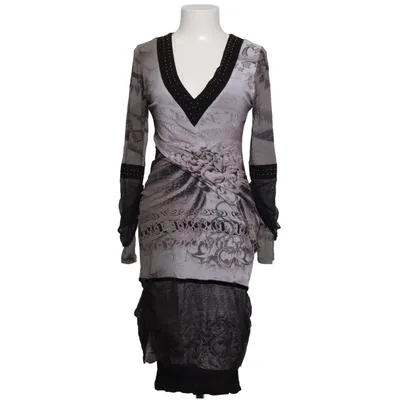 Dress (Gray, Black, White) from Nicowa Elastane, Polyamide, Viscose