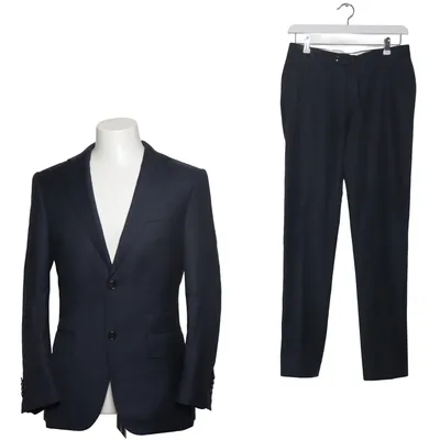 Suit (Blue) from Suitsupply Cupro, Polyester, Viscose, Wool