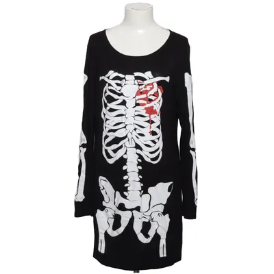 Fancy dress (Black, White, Red) from Noroze Elastane, Viscose