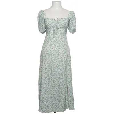 Dress (White, Green) from Cider