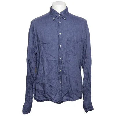 Shirt (Blauw) van Eton Linnen